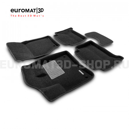 Текстильные 3D коврики Euromat3D Business в салон для Audi Q7 (2005-2014) № EMC3D-001105 Текстильные 3D коврики Euromat3D Business в салон для Audi Q7 (2005-2014) № EMC3D-001105