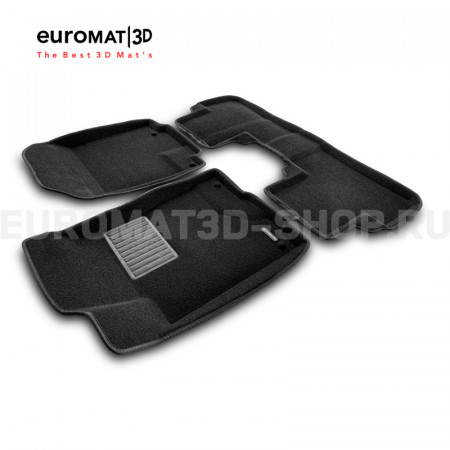 Текстильные 3D коврики Euromat3D Business в салон для Honda CR-V (2012-2016) № EMC3D-002611