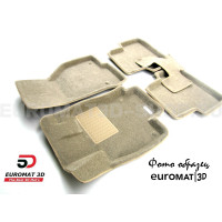 Текстильные 3D коврики Euromat3D Business в салон для Infiniti FX35/45 (2002-2008) № EMC3D-002801T Бежевые Текстильные 3D коврики Euromat3D Business в салон для Infiniti FX35/45 (2002-2008) № EMC3D-002801T Бежевые