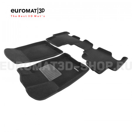 Текстильные 3D коврики Euromat3D Business в салон для Kia Mohave (2009-2020) № EMC3D-002924 Текстильные 3D коврики Euromat3D Business в салон для Kia Mohave (2009-2020) № EMC3D-002924