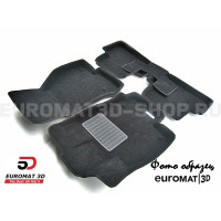 Текстильные 3D коврики Euromat3D Business в салон для Nissan Almera (2013-) № EMC3D-003727 Текстильные 3D коврики Euromat3D Business в салон для Nissan Almera (2013-) № EMC3D-003727