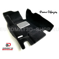Текстильные 5D коврики с высоким бортом Euromat3D в салон для Peugeot 408 (2012-) № EM5D-003909