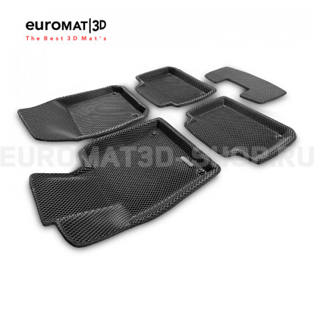 3D коврики Euromat3D EVA в салон для Volvo V90 (2017-) № EM3DEVA-005510