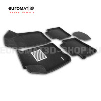 Текстильные 3D коврики Euromat3D Lux в салон для Omoda S5 (2023-) № EM3D-001461
