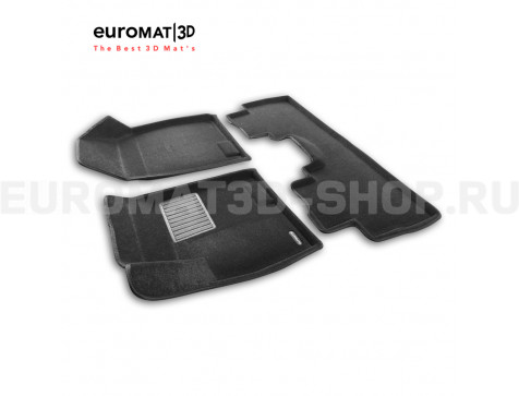 Текстильные 3D коврики Euromat3D Business в салон для Soueast S07 (2024-) № EMC3D-000022